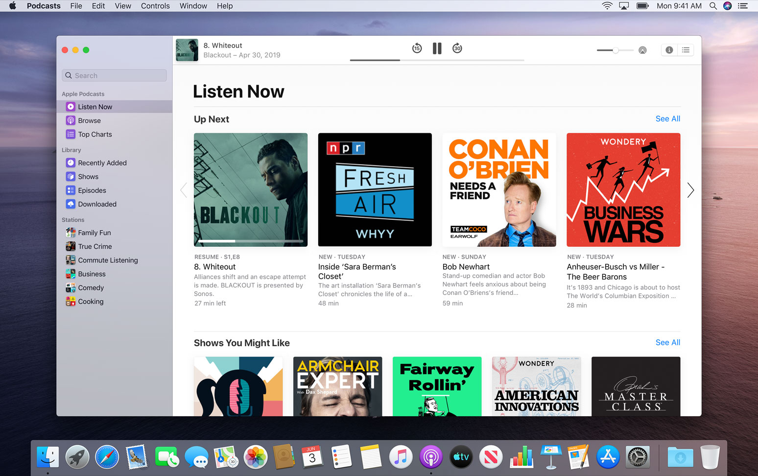 podcast player for mac osx
